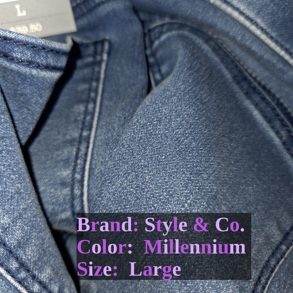 Style & Co./Macy's - mid rise PULL ON JEGGING